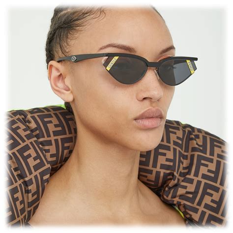 fendi cat eye sunglasses 2019|Fendi cat eye sunglasses black.